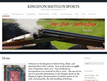 Tablet Screenshot of kingstonshotgunsports.com
